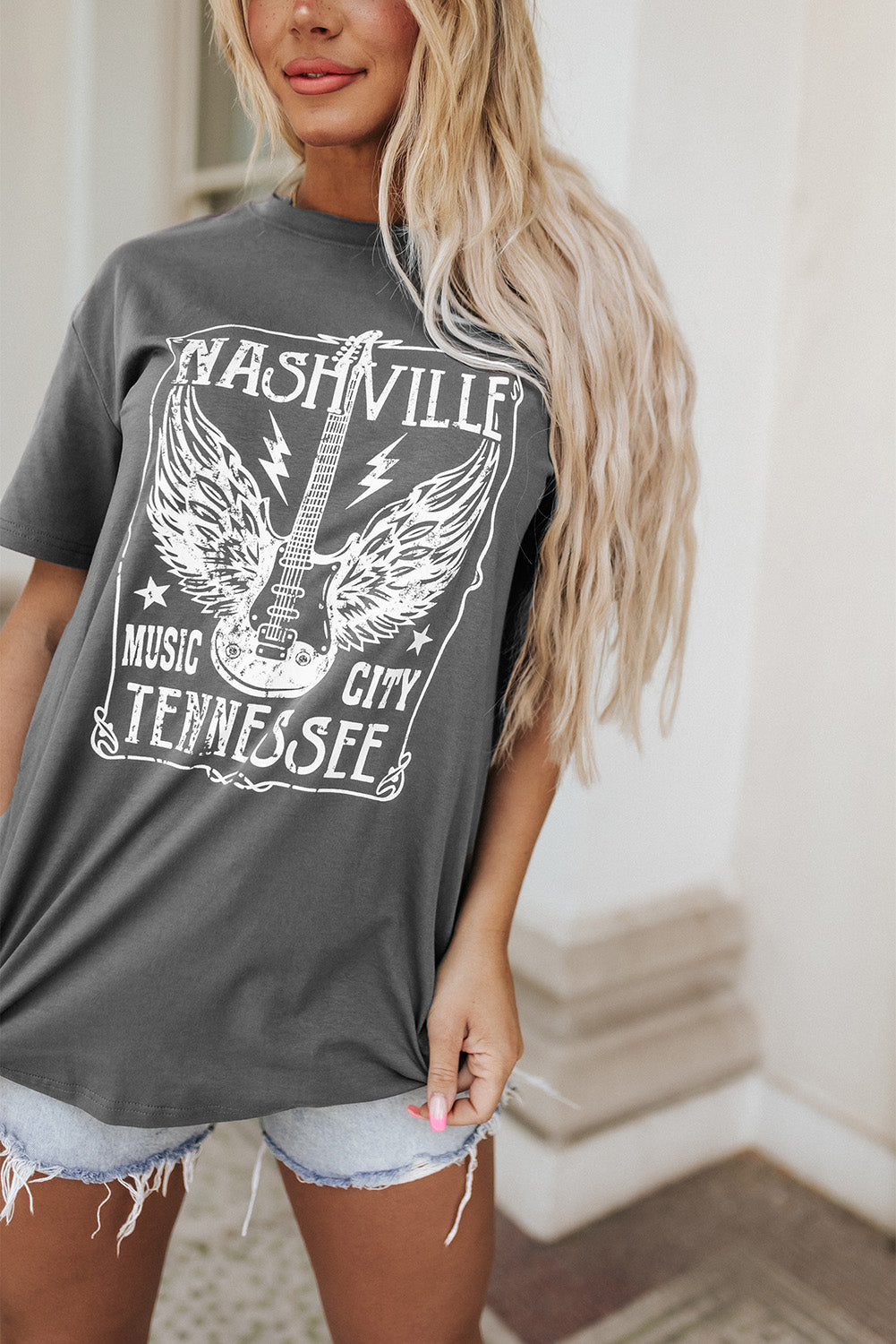 Amplify Me Oversized Graphic Tee