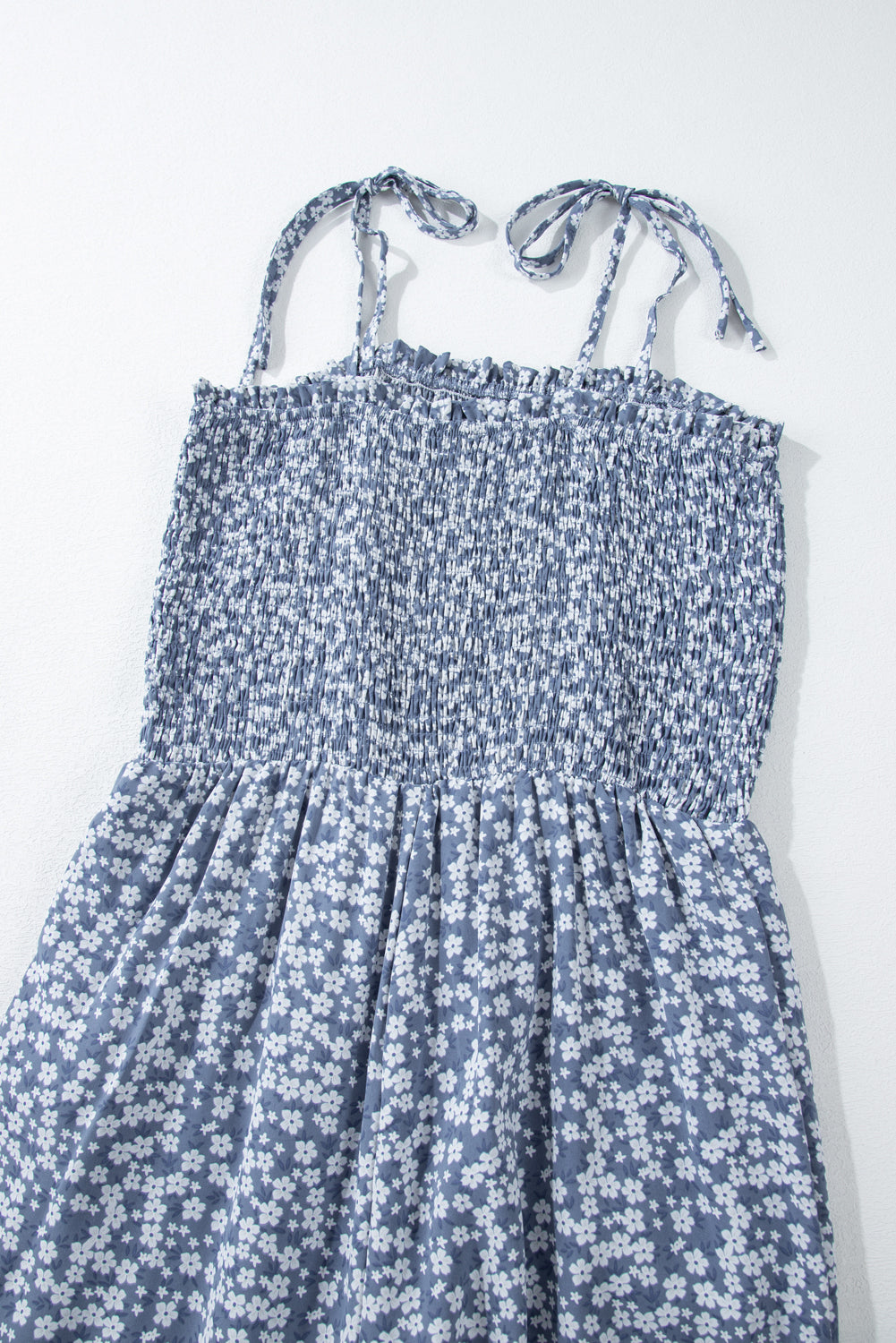 Dusk Petal Bloom Smocked Jumpsuit
