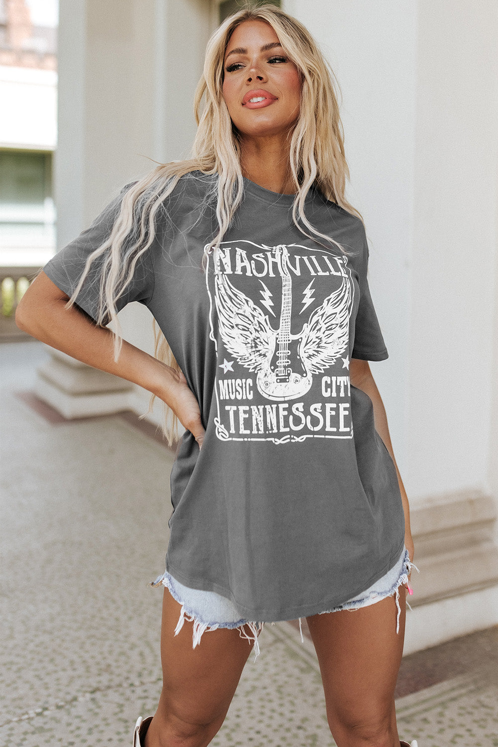 Amplify Me Oversized Graphic Tee
