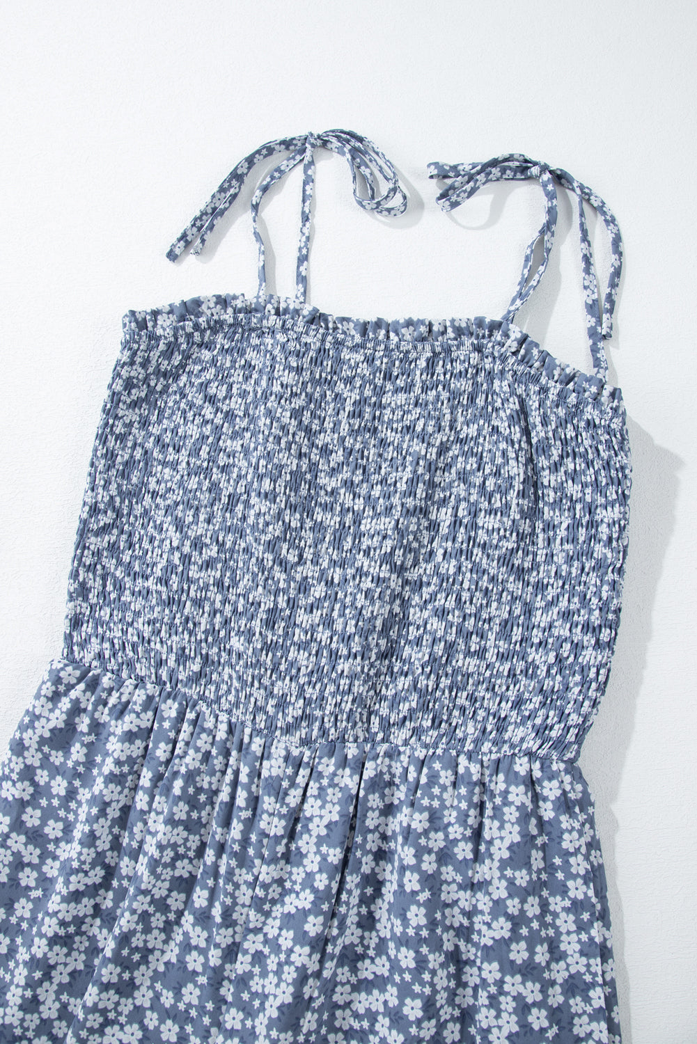 Dusk Petal Bloom Smocked Jumpsuit